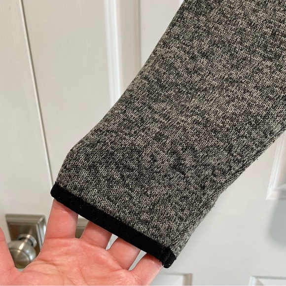 Eddie Bauer gray long sleeve quarter zip athletic pullover long sleeves M - Picture 7 of 12